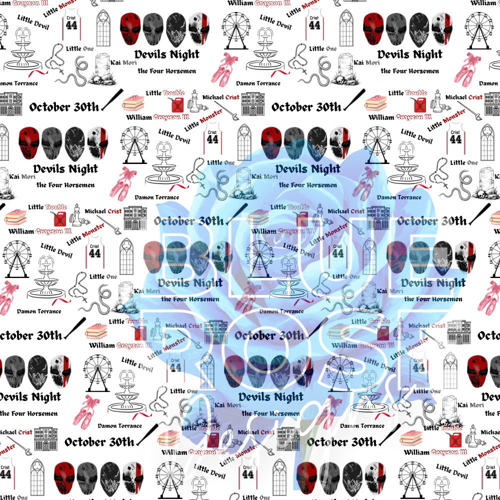 Seamless Devils Night PNG