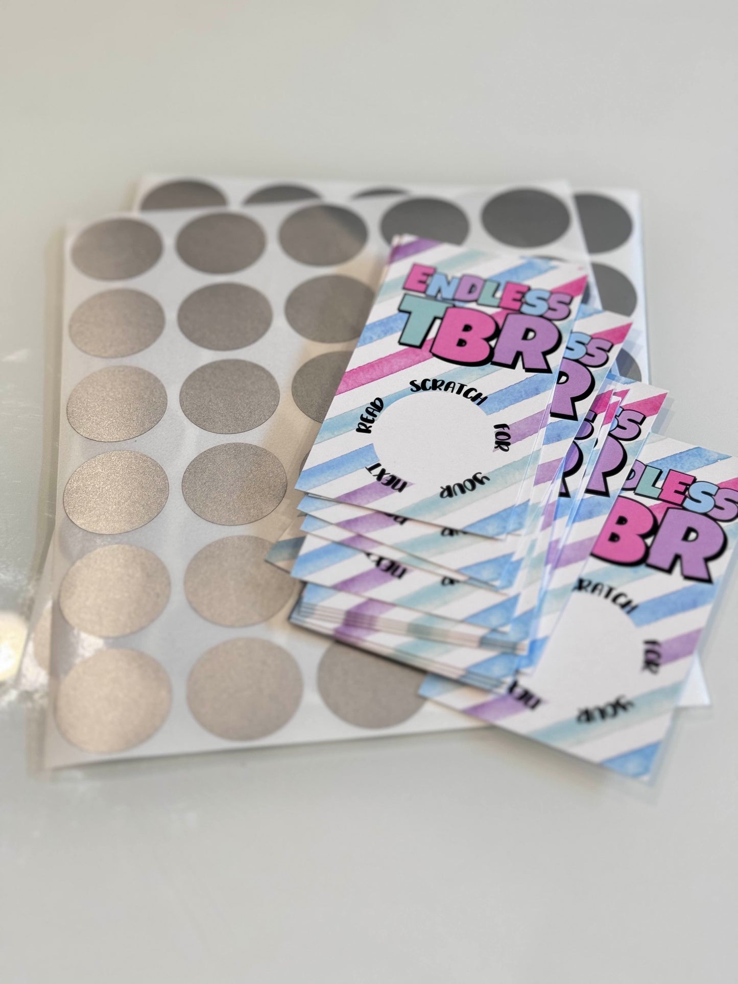 Endless TBR Scratch-Off Cards – Interactive To-Be-Read Choice Game for Book Lovers