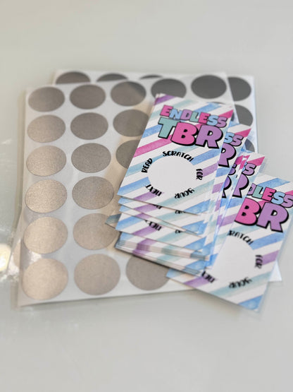 Endless TBR Scratch-Off Cards – Interactive To-Be-Read Choice Game for Book Lovers