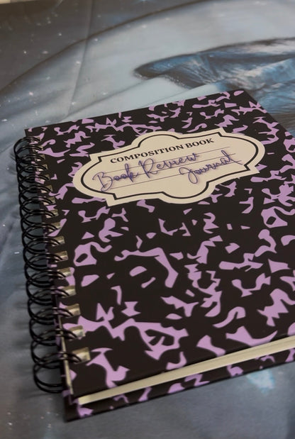 Hardcover Book Review Journal | Track 100 Reads